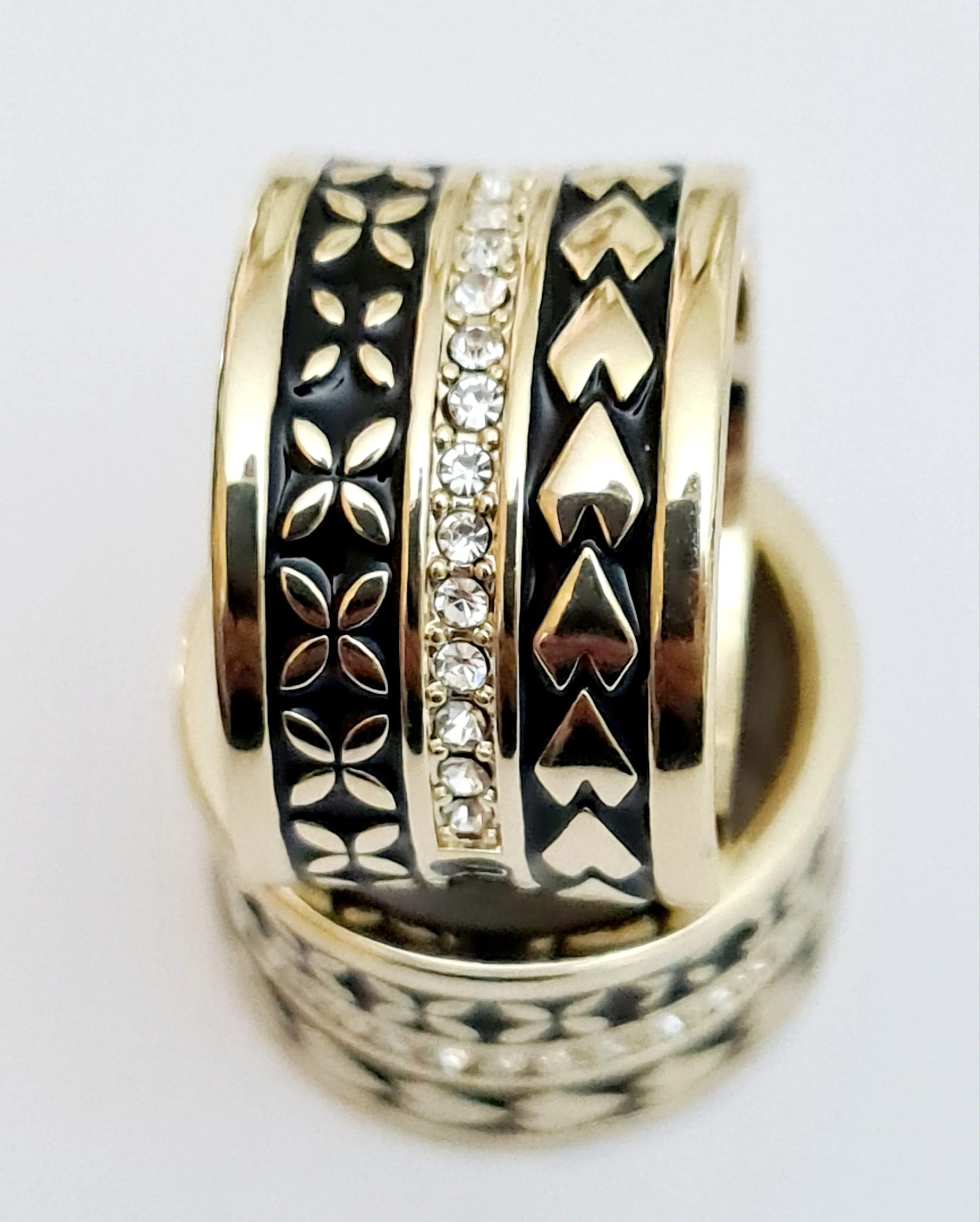 UNISEX Taku Pele Alofa  - Tribal - Diamond Pattern Ring