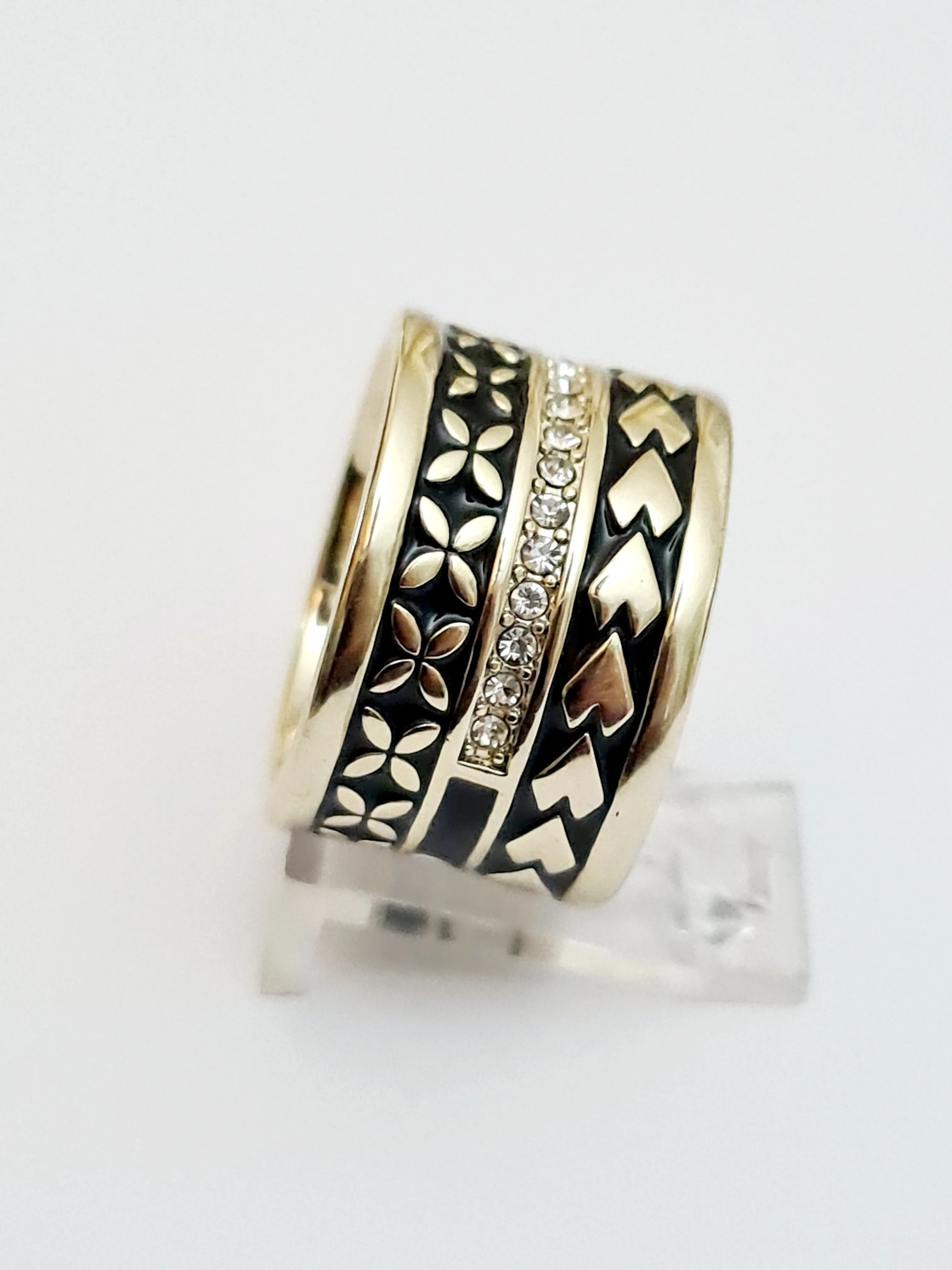 UNISEX Taku Pele Alofa  - Tribal - Diamond Pattern Ring