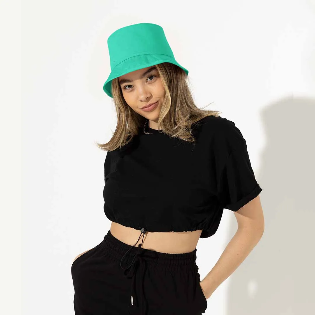 Unisex Teal Blue Classy  Bucket Hat