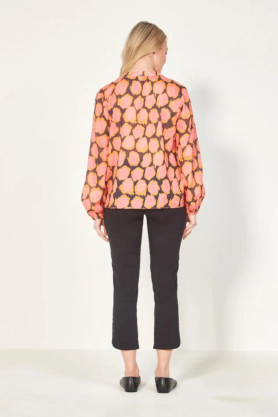 VERGE | THEME SHIRT - CORAL PRINT