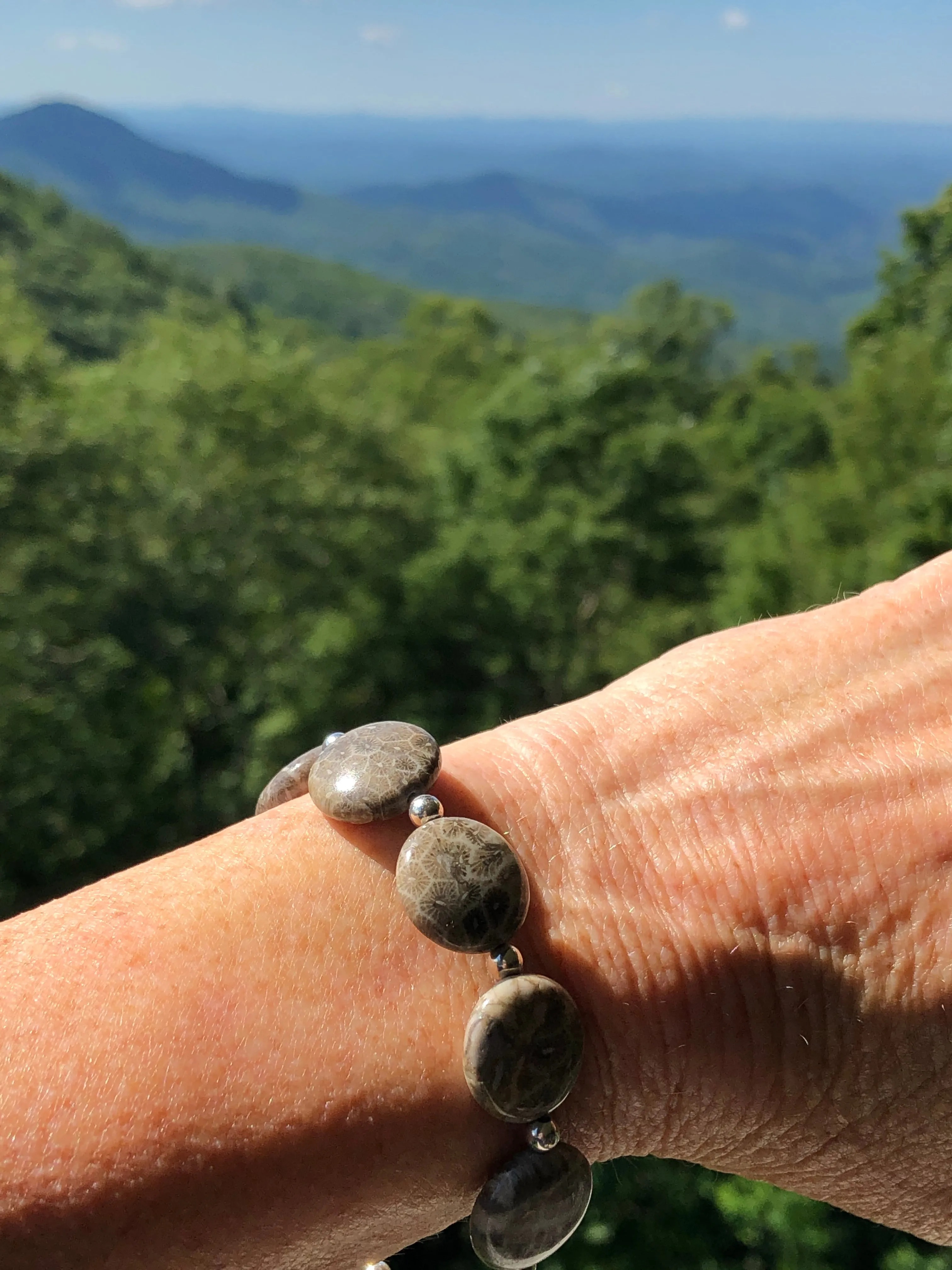 Vibrant Petoskey Stone Bracelet