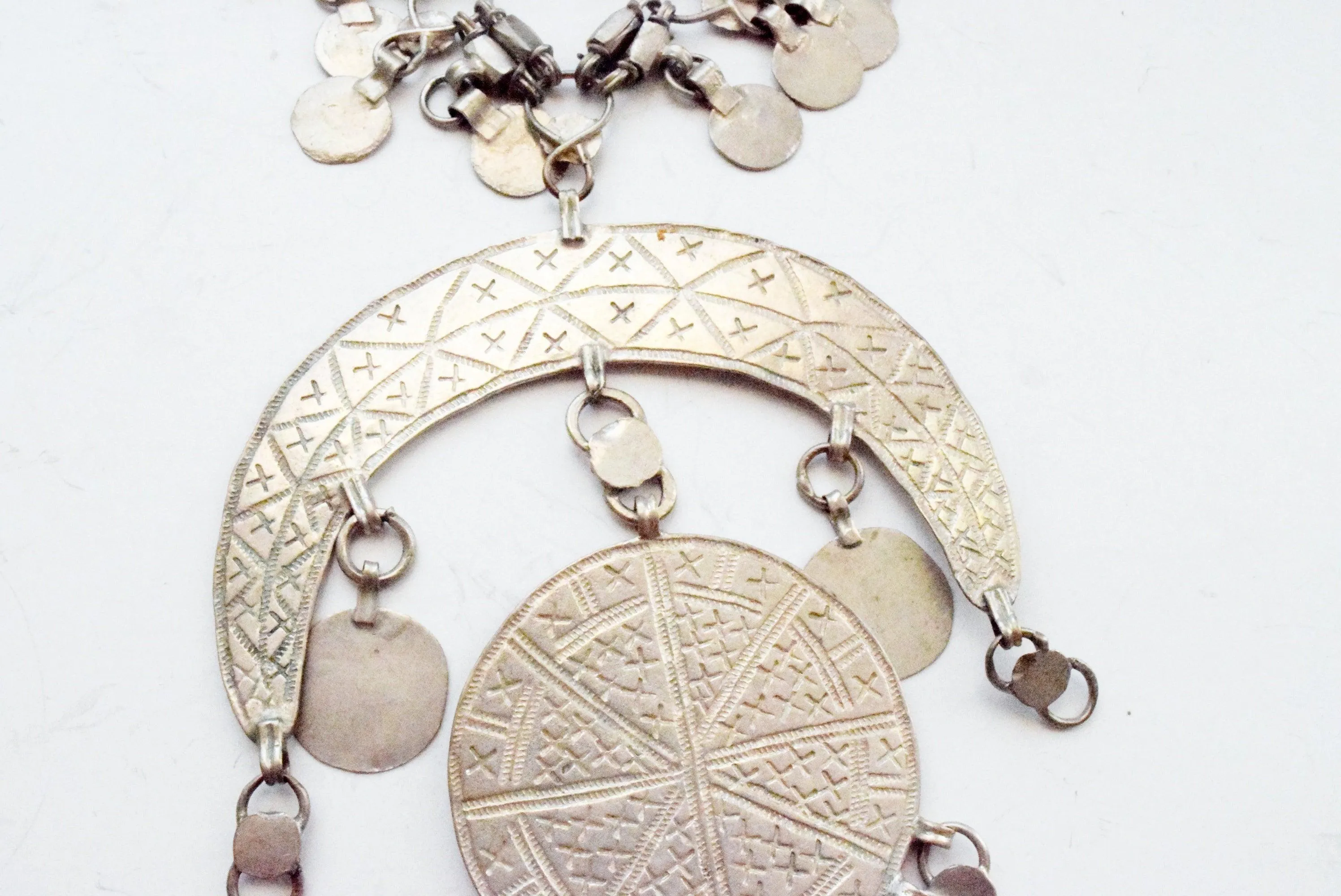 Vintage Silver Egyptian Zar Necklace