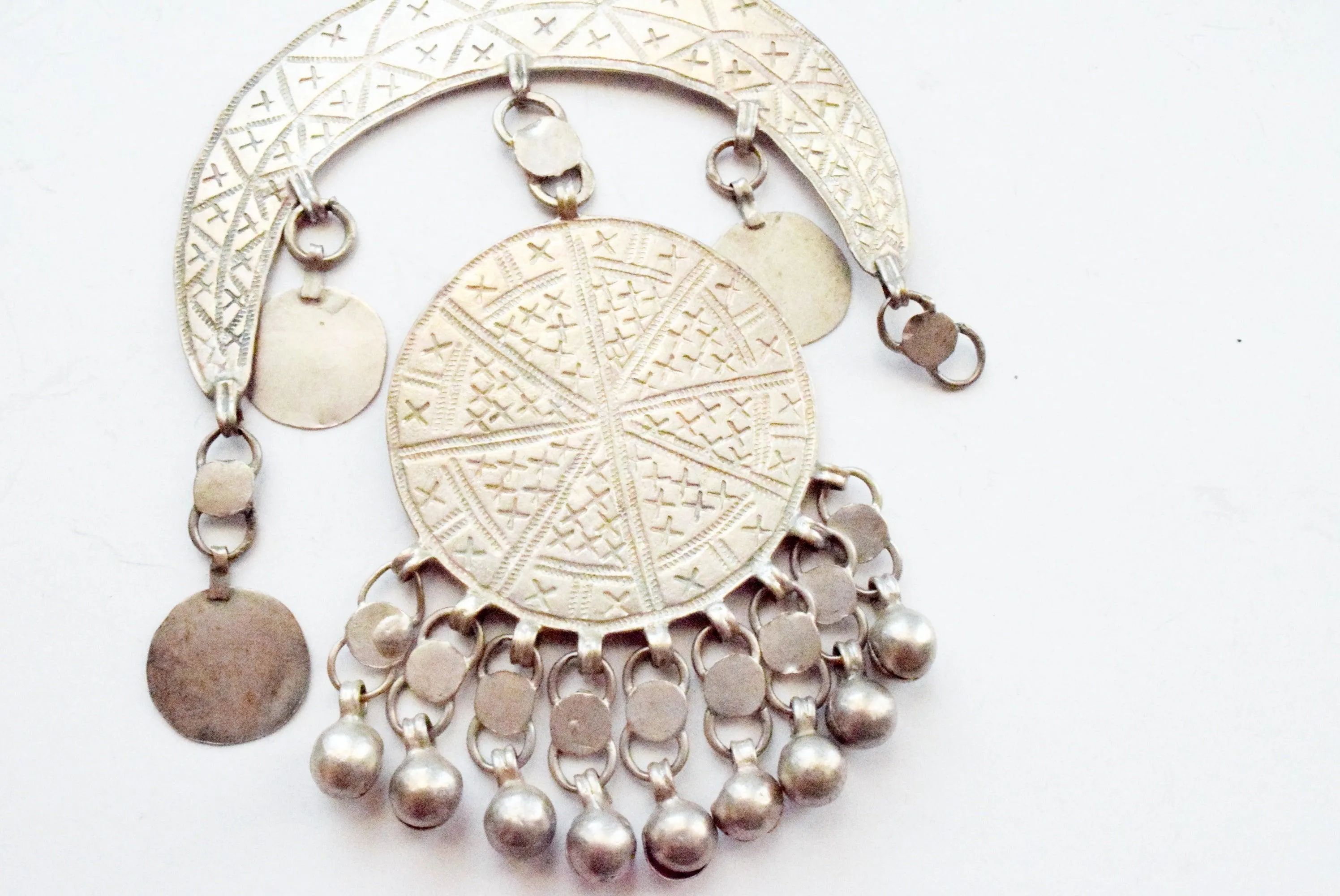 Vintage Silver Egyptian Zar Necklace