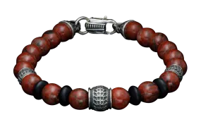 William Henry Red Jasper Bracelet