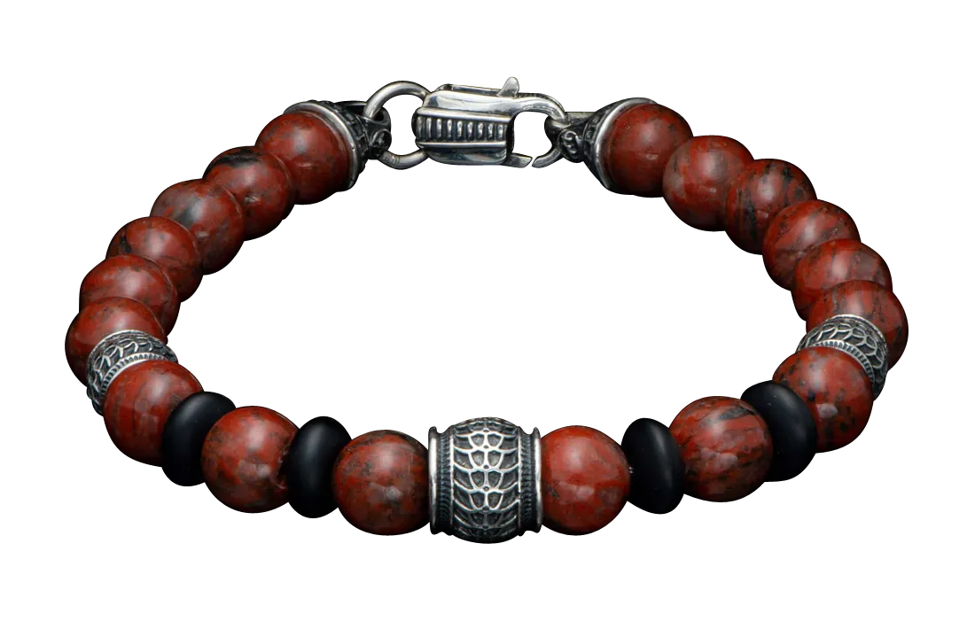 William Henry Red Jasper Bracelet