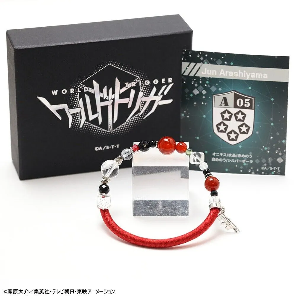 World Trigger Jun Arashiyama Wind Cord Bracelet Jewelry Japan Limited