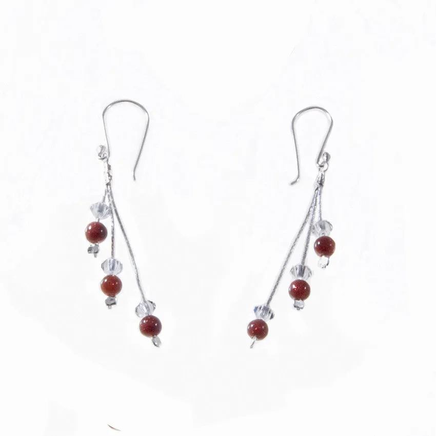 Xuxek Earrings - Coral