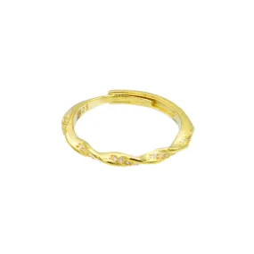 Zirconia Twist Ring